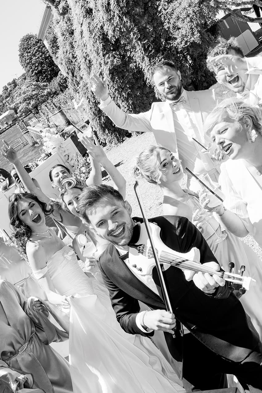 Chris Schaefer Violin and DJ Wedding Lake Como